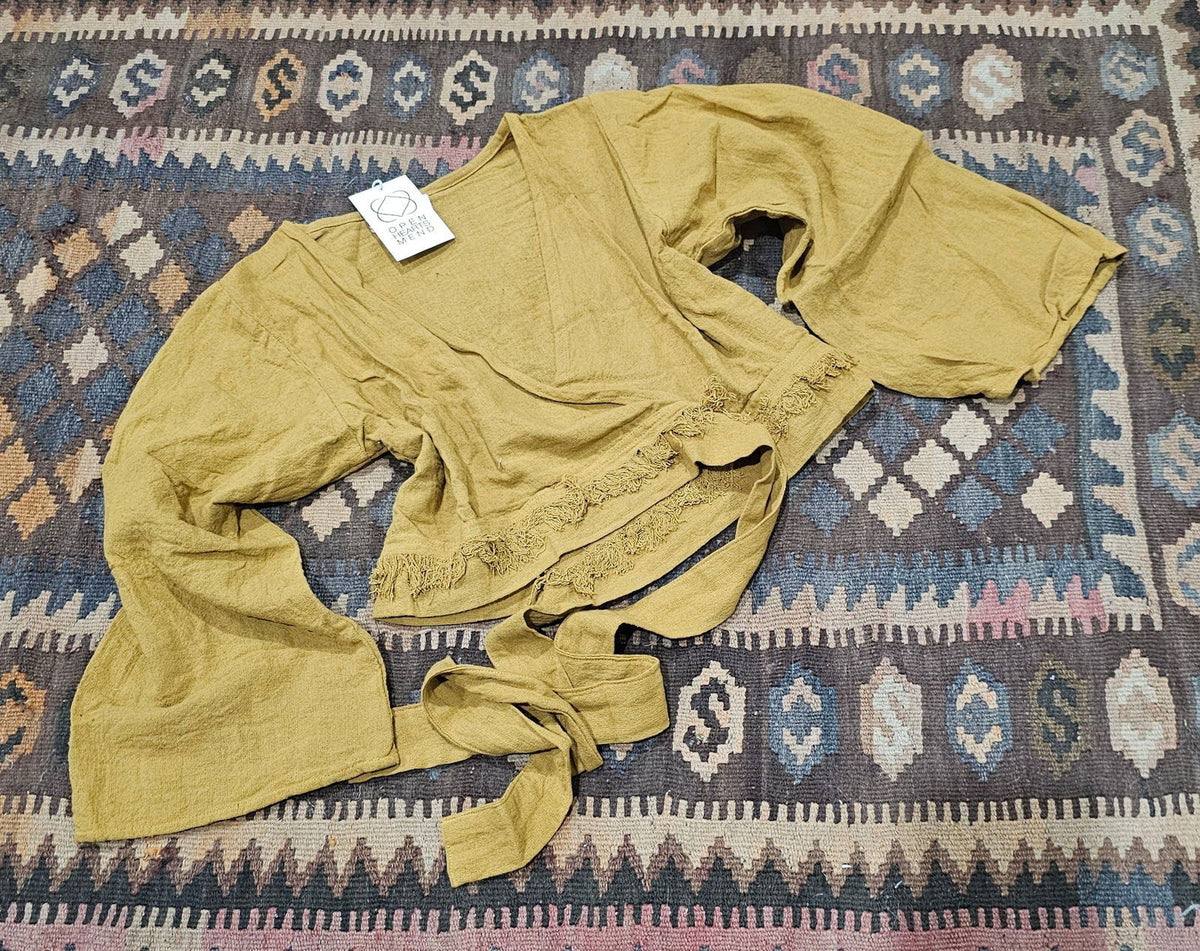 Cotton Wrap Tops - openheartsmend