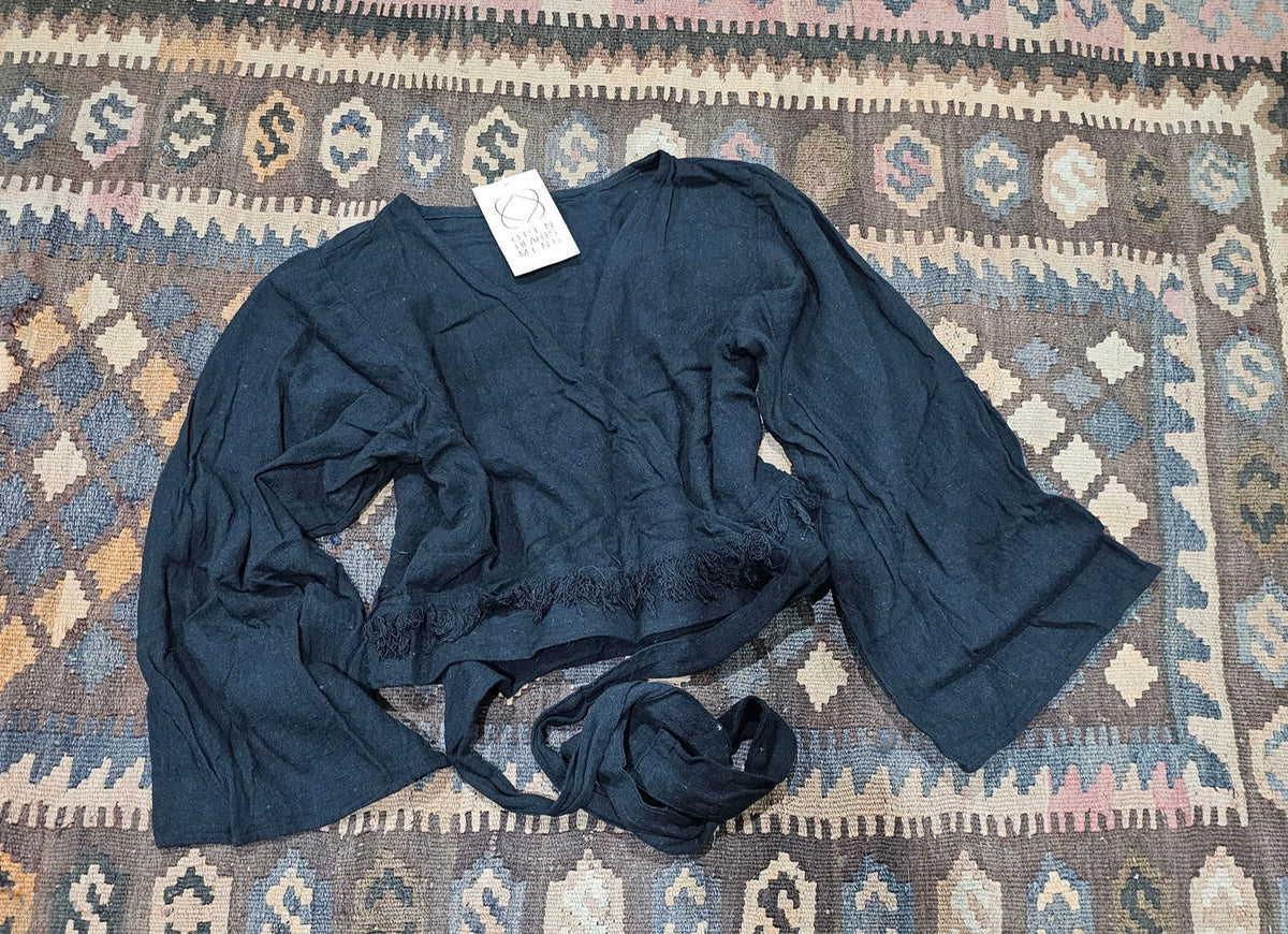 Cotton Wrap Tops - openheartsmend