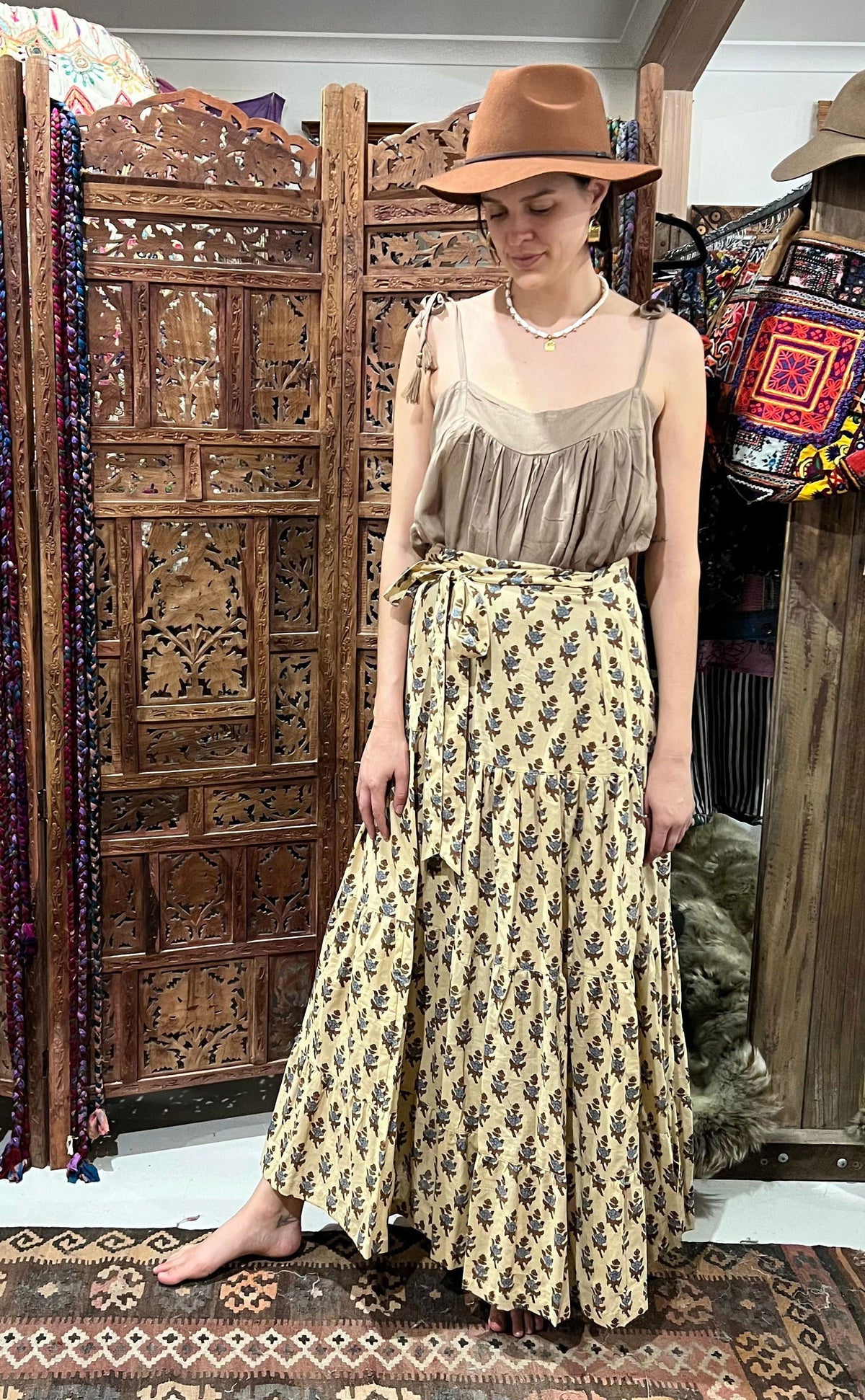 Gypsy Cotton Wrap Skirt - openheartsmend