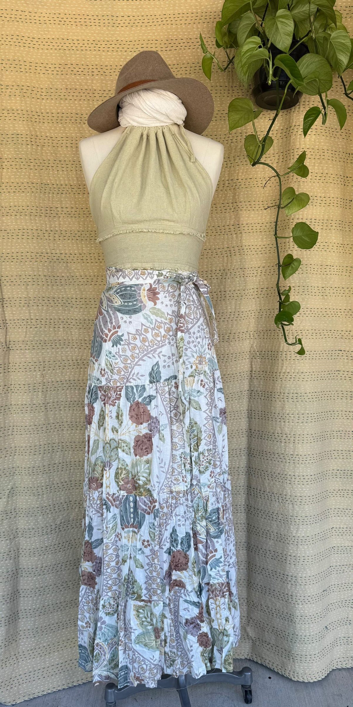 Gypsy Cotton Wrap Skirt - openheartsmend