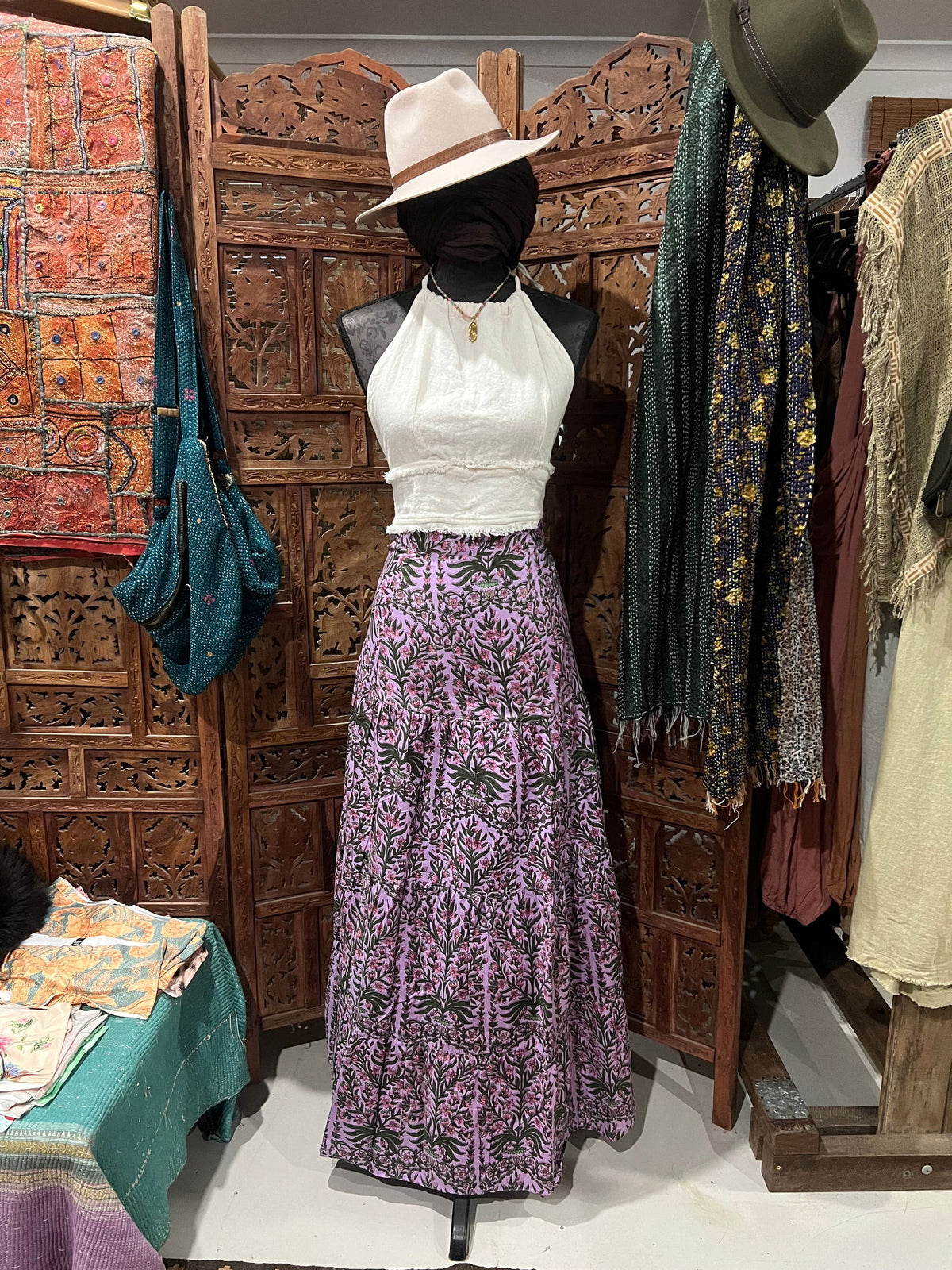 Gypsy Cotton Wrap Skirt - openheartsmend