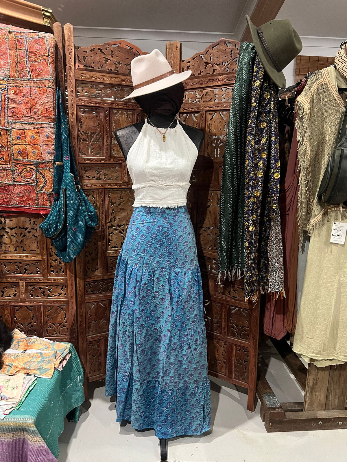 Gypsy Cotton Wrap Skirt - openheartsmend