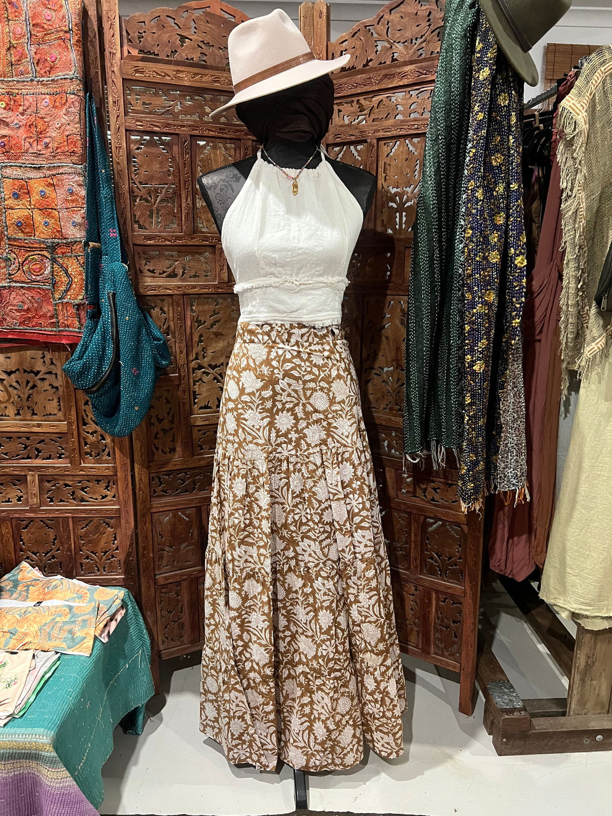 Gypsy Cotton Wrap Skirt - openheartsmend