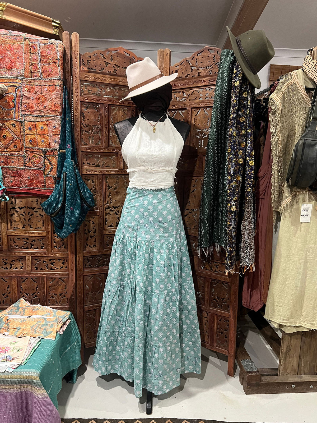 Gypsy Cotton Wrap Skirt - openheartsmend