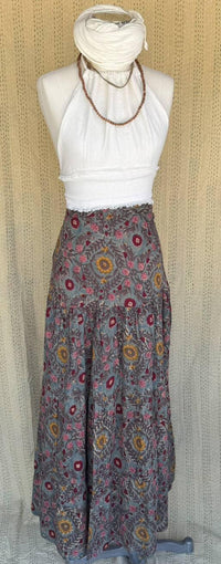 Gypsy Cotton Wrap Skirt