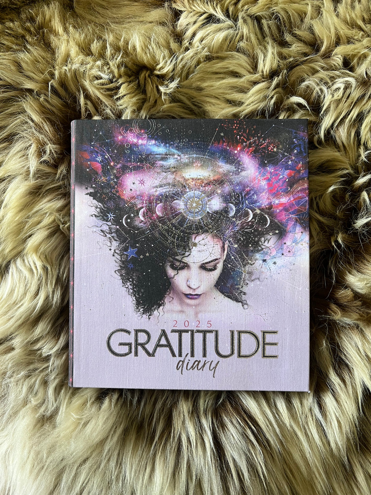 Gratitude Diary - A5-sized, featuring astrology snippets and motivational content for mindful living, created by a local artisan.