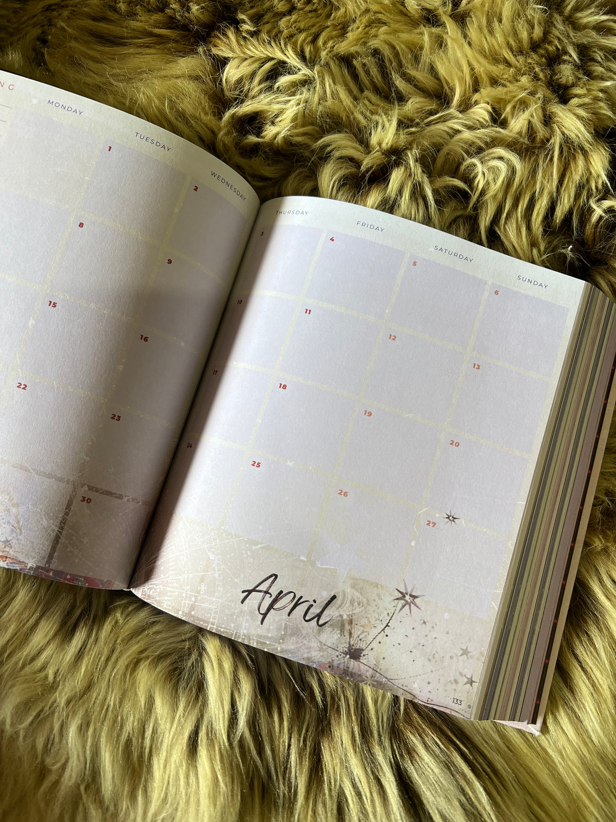 Gratitude Diary - A5-sized, featuring astrology snippets and motivational content for mindful living, created by a local artisan.