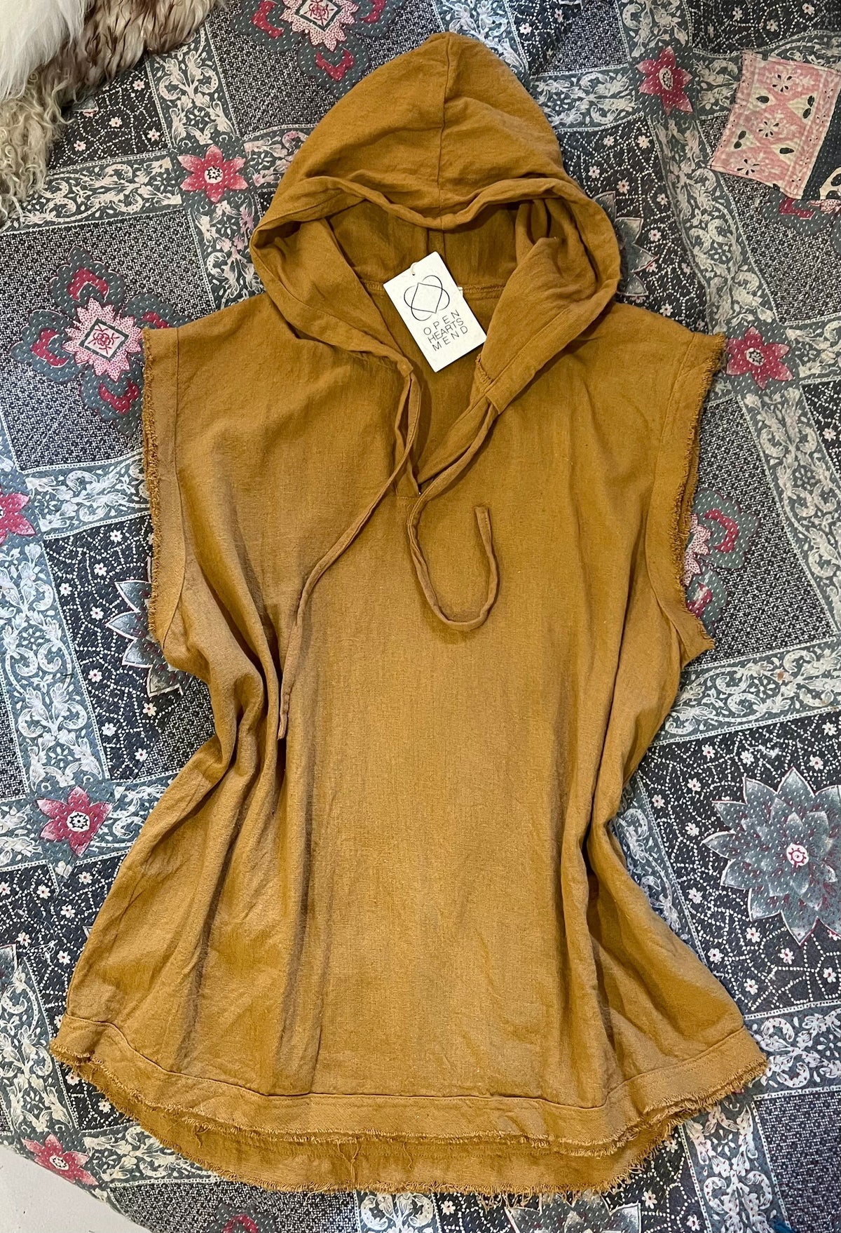 Men’s sleeveless hoodie - openheartsmend -  - - #tag1# - #tag2# - #tag3#