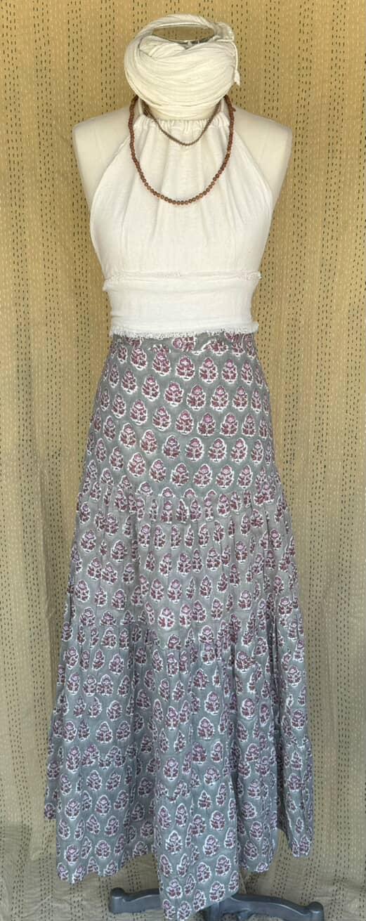 Gypsy Cotton Wrap Skirt