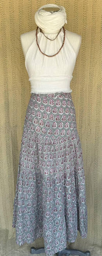 Gypsy Cotton Wrap Skirt