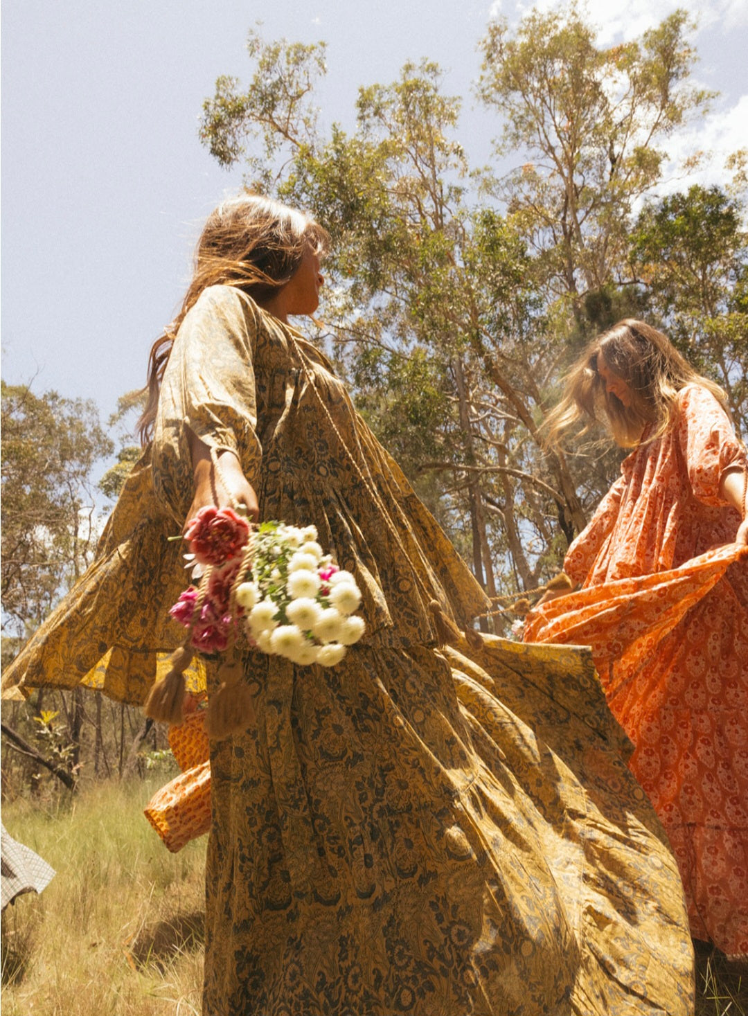 Gypsy Cotton Wrap Skirt