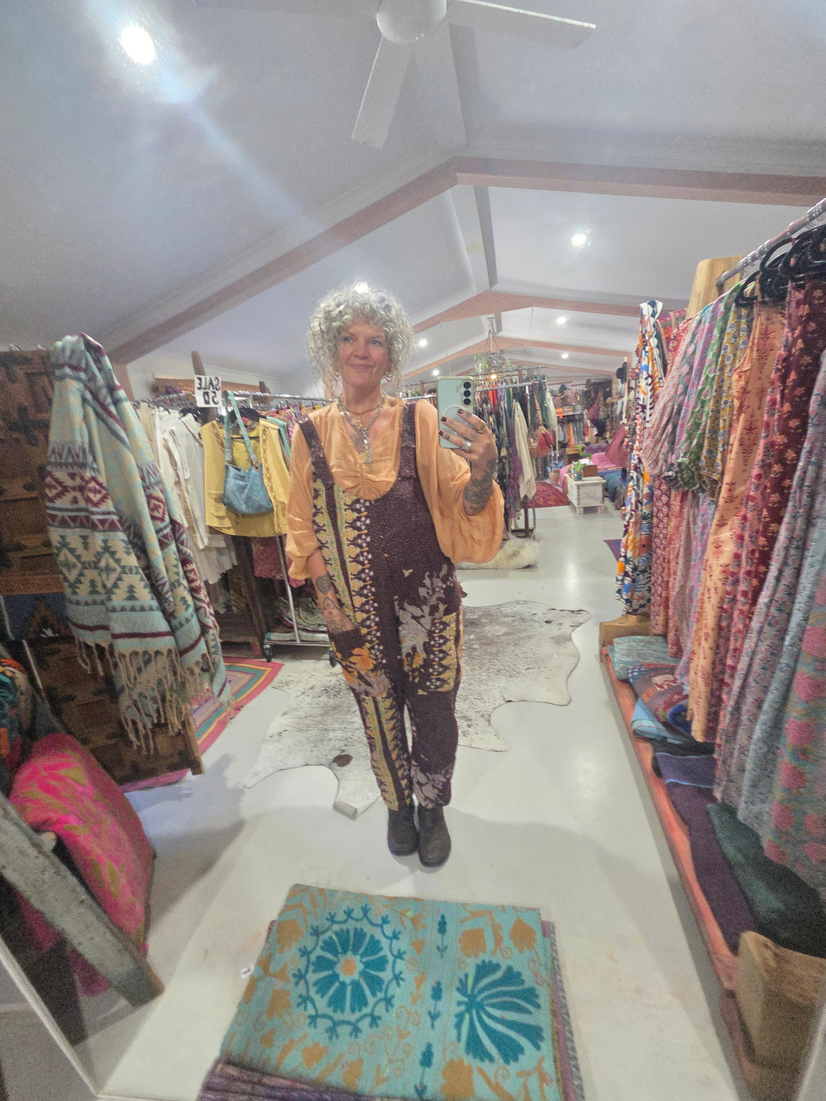 Kantha Dungarees
