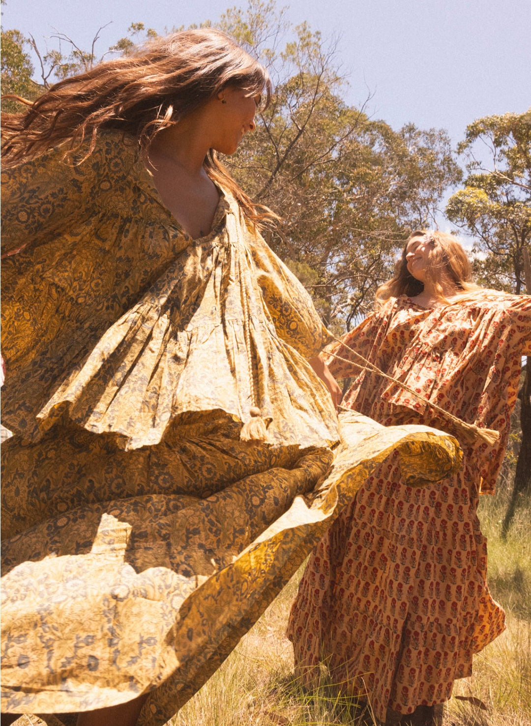 Gypsy Cotton Wrap Skirt