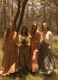 Gypsy Cotton Wrap Skirt