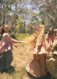 Gypsy Cotton Wrap Skirt