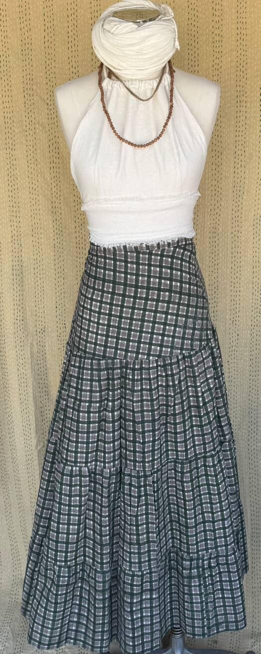 Gypsy Cotton Wrap Skirt