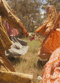 Gypsy Cotton Wrap Skirt