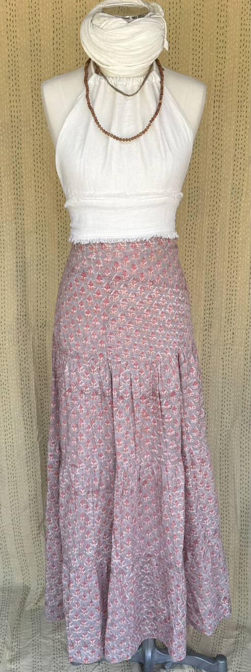 Gypsy Cotton Wrap Skirt