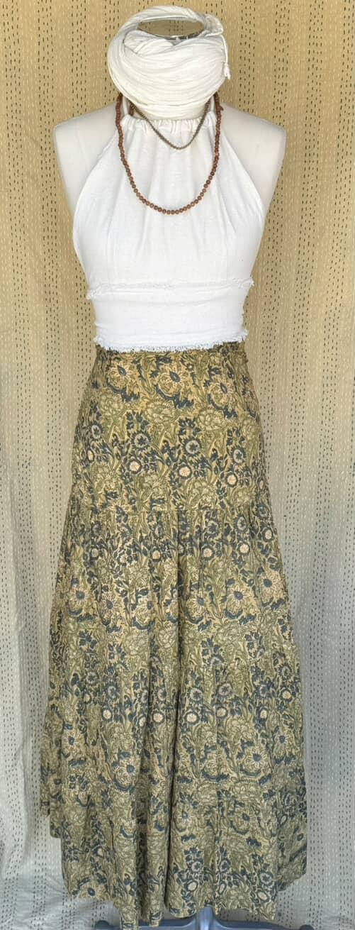 Gypsy Cotton Wrap Skirt