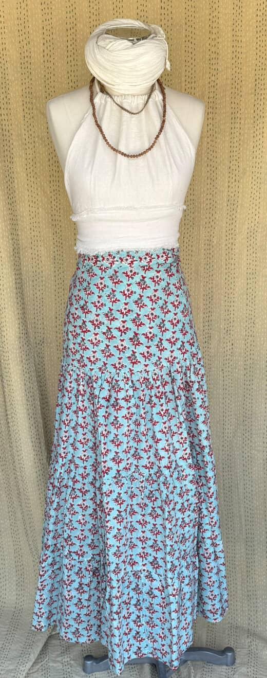 Gypsy Cotton Wrap Skirt
