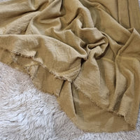 Hand-Dyed Cotton Wrap Skirt from Open Hearts Mend, crafted with hand-woven cotton and uniquely dyed in earthy tones. Approximately 90cm long, suitable for sizes 8 to 16.